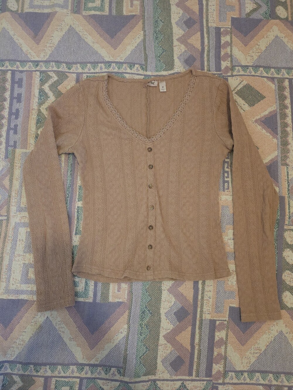 Willow & Root Long Sleeve Top Size Medium